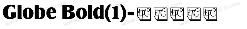 Globe Bold(1)字体转换